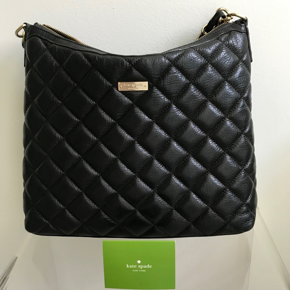 Kate Spade Black Quilted Handbag